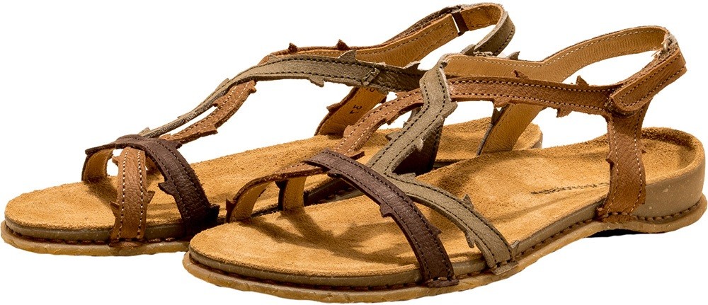 EL NATURALISTA Komfort Sandalen braun