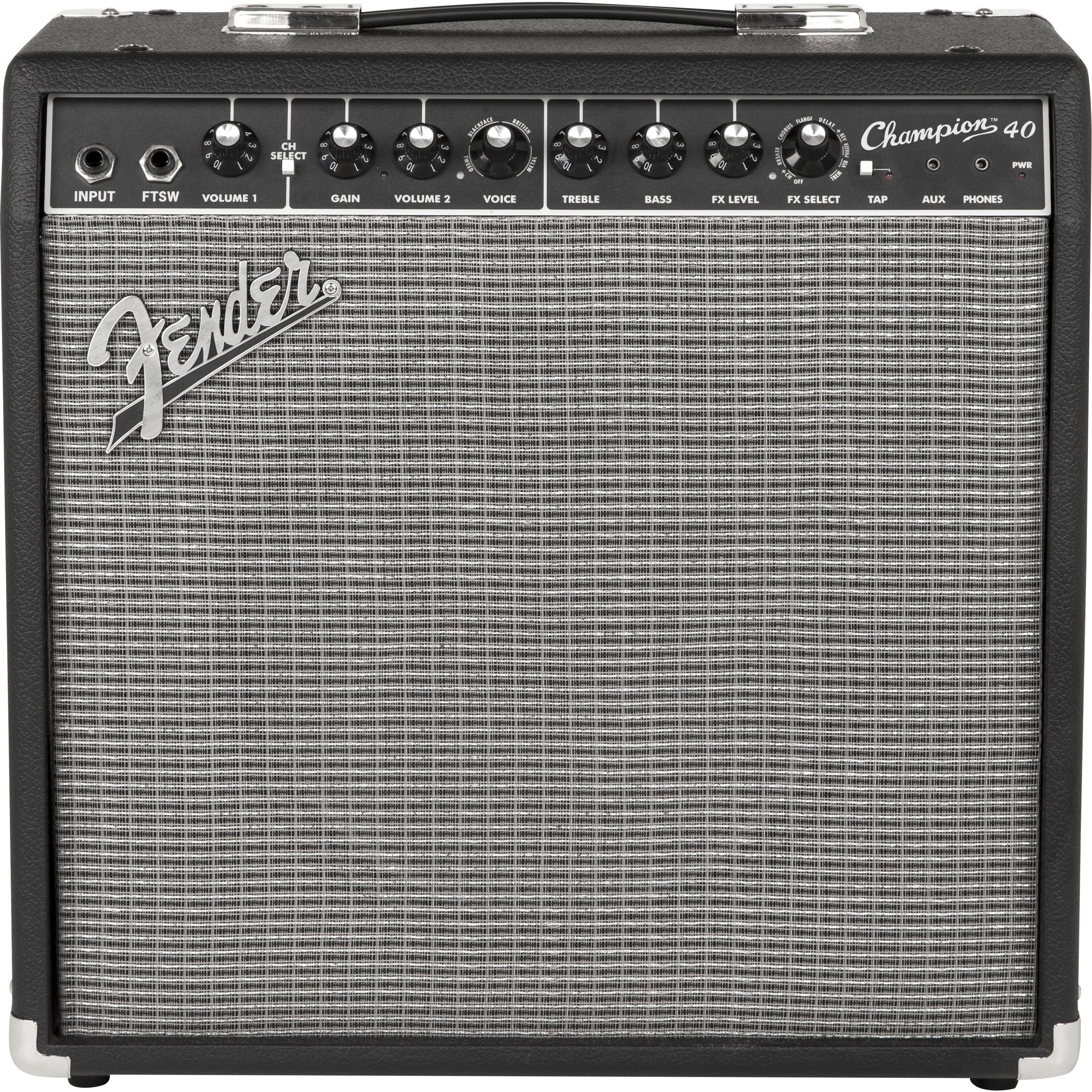 Fender Verstärker (Champion 40 Combo - Transistor Combo Verstärker für E-Gitarre)