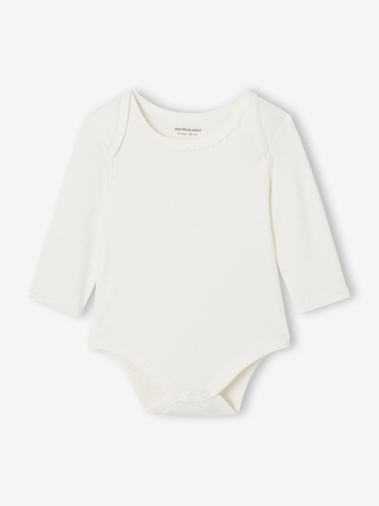 Vertbaudet Bio-Kollektion: 5er-Pack Baby Schlupfbodys Oeko-Tex - nachtblau