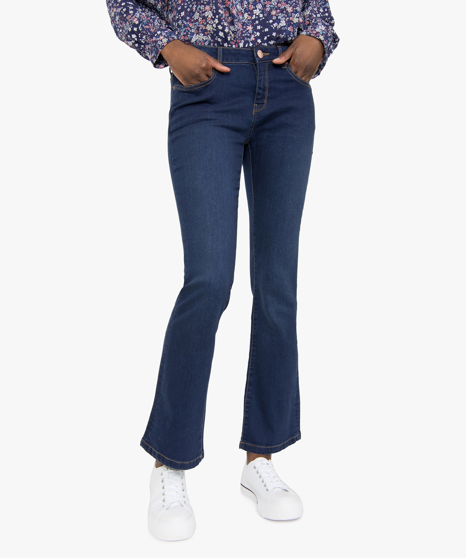 Jean femme coupe Bootcut - L26 brut | GEMO