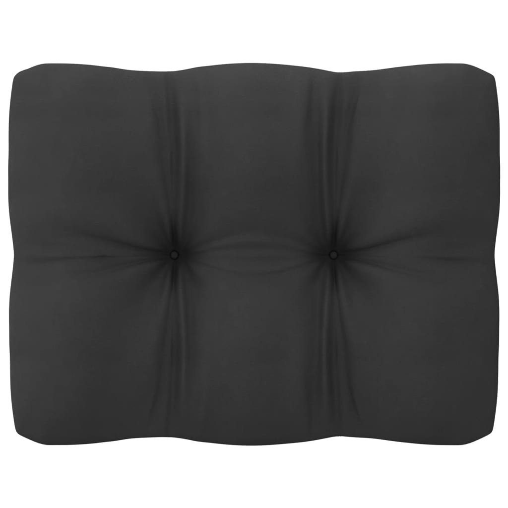 vidaXL Loungesofa 2-tlg. Garten-Lounge-Set mit Kissen Weiß Kiefer Massivholz, 1 Teile
