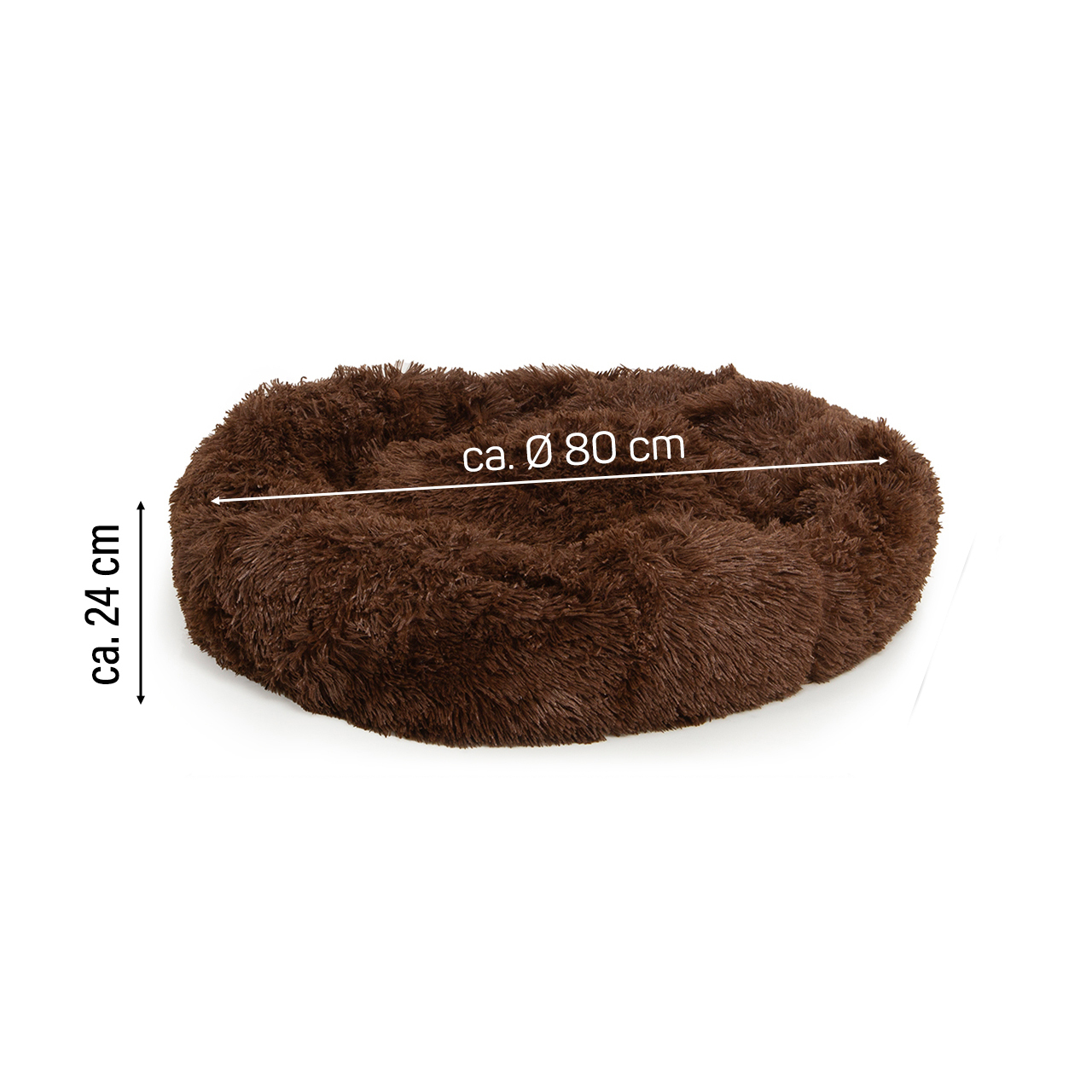 Wallace & Jones Hundebetten Wallace & Jones Plüschbett Sarnia M braun