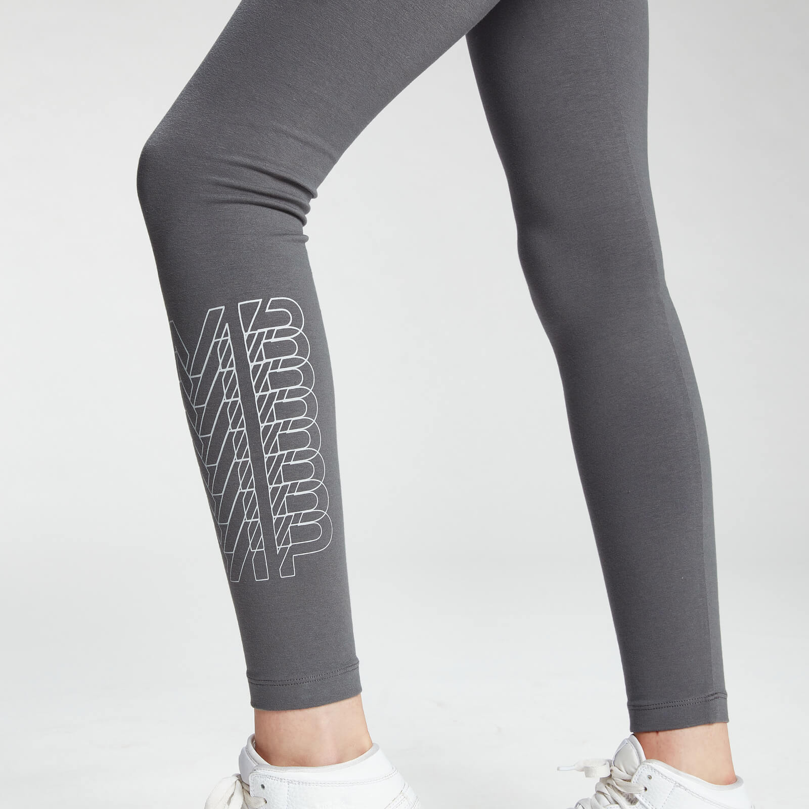 Legging à imprimé répétitif MP pour femmes – Carbone