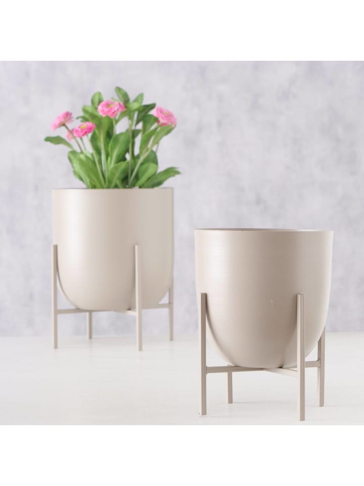 Boltze Blumentopf in beige günstig kaufen onesize