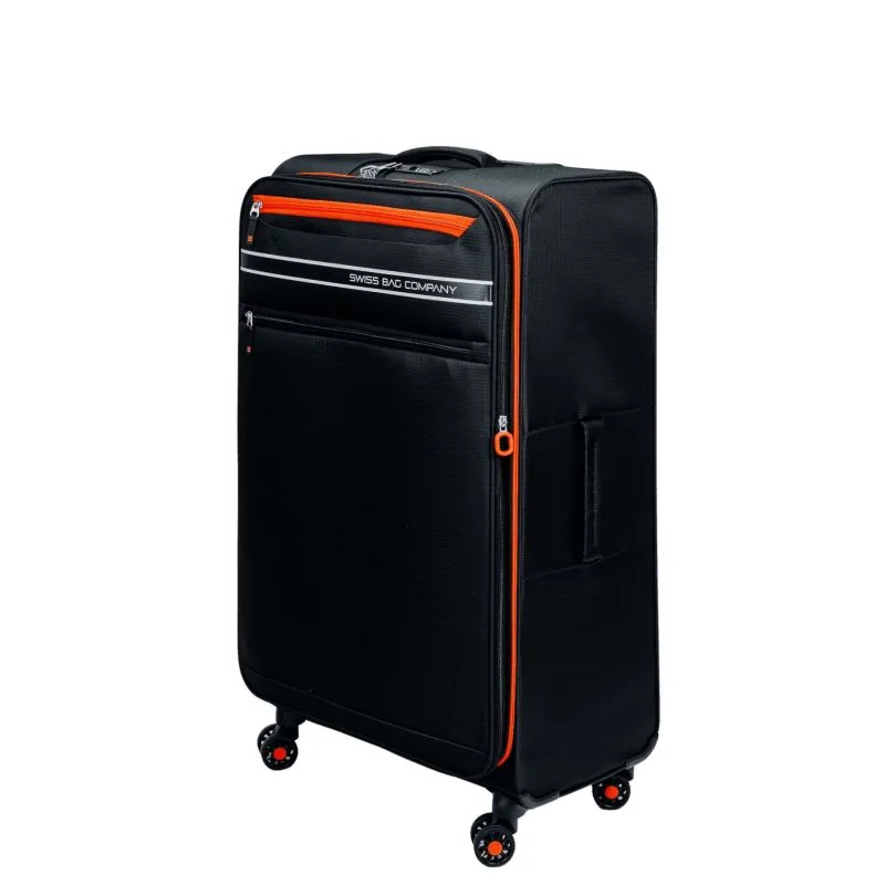 Swiss Bags Ohio Trolley L (78 cm) Erweiterbar - Black
