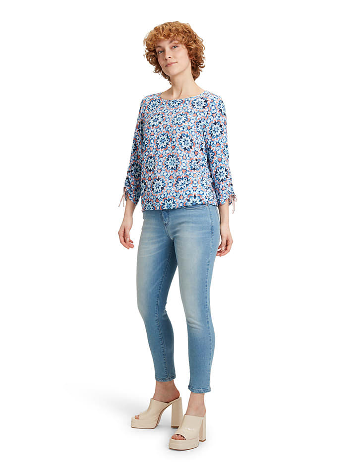 CARTOON Bluse in Blau günstig kaufen