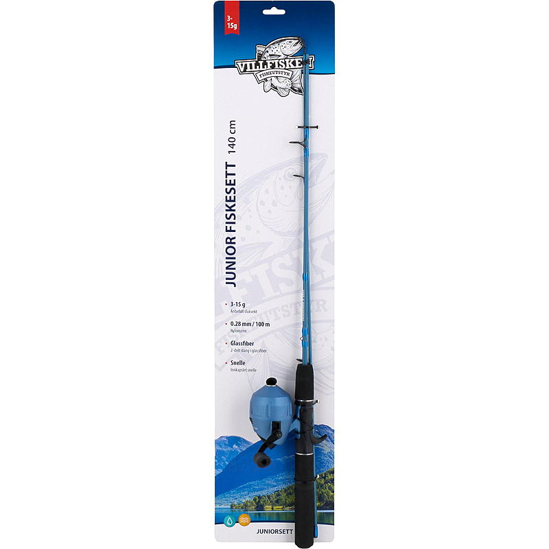Villfisken Fiskesett junior 140 cm Villfisken