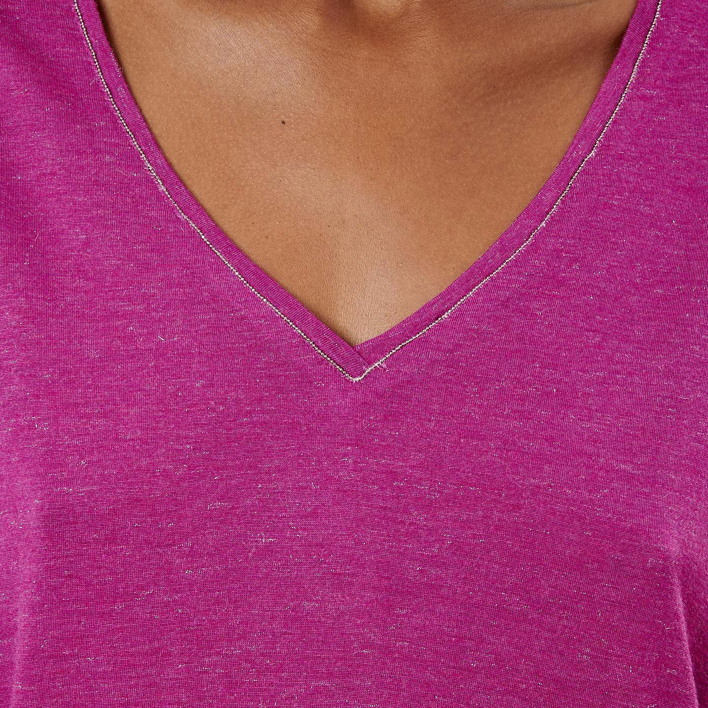 LADY   T-shirt violet femme