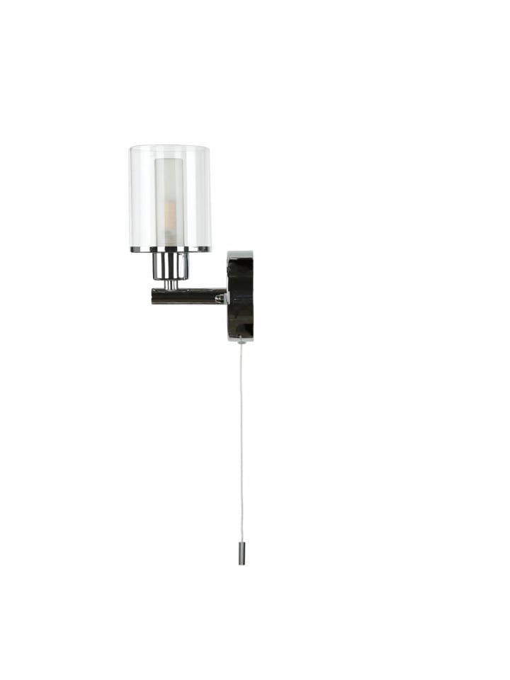 Licht-Erlebnisse Wandlampe in Chrom Transparent günstig kaufen onesize