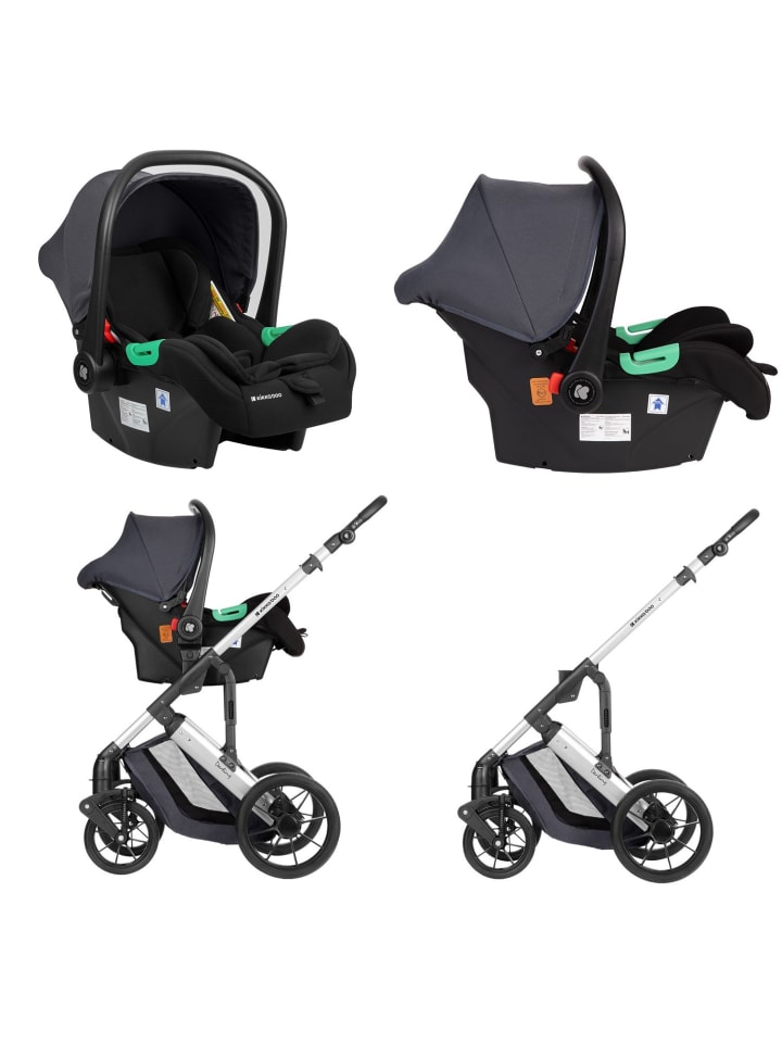 Kikkaboo Kinderwagen Darling 3 in 1 in grau günstig kaufen onesize