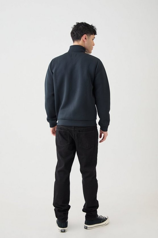Scuba Overshirt mit Trichterkragen