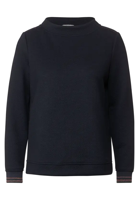 CECIL Sweatshirt mit Schimmer
