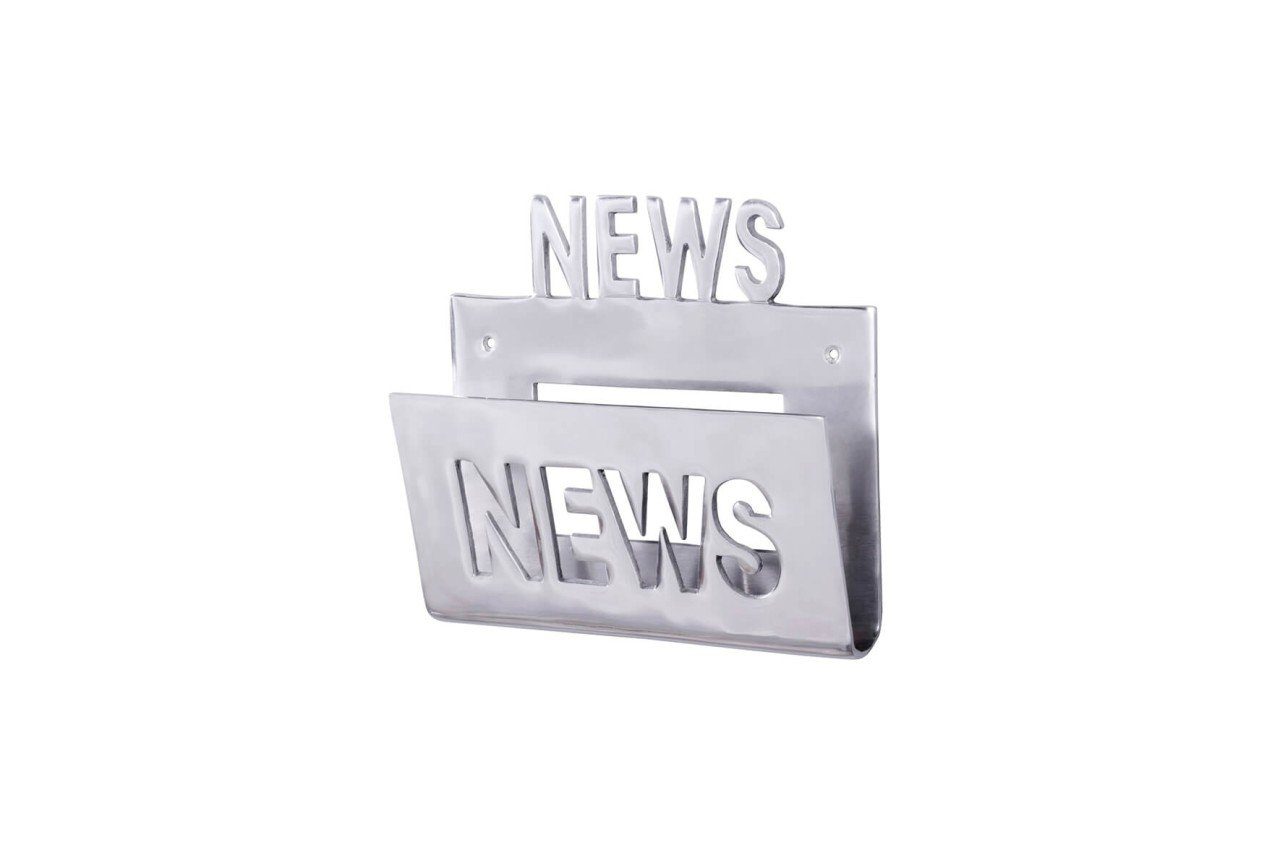 tinkaro Zeitungsständer Zeitungshalter, Dekoration Aluminium Zeitschriftenhalter Wand Metall