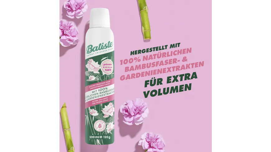 Batiste Naturally Bambusfaser & Gardenie 200ml 200 ml