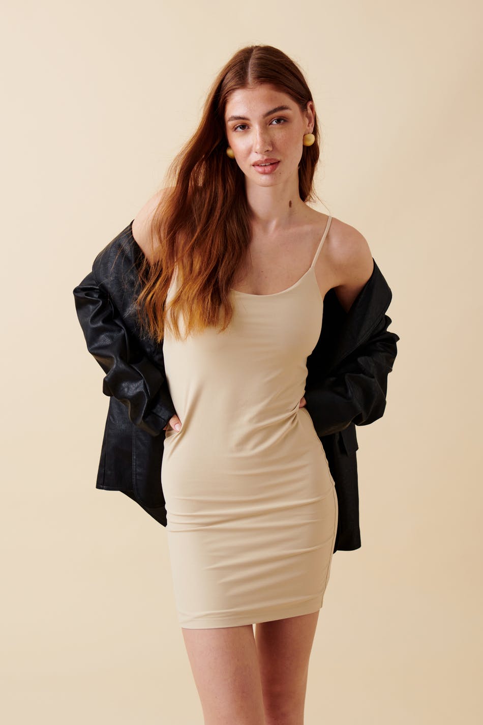 Strap mini dress