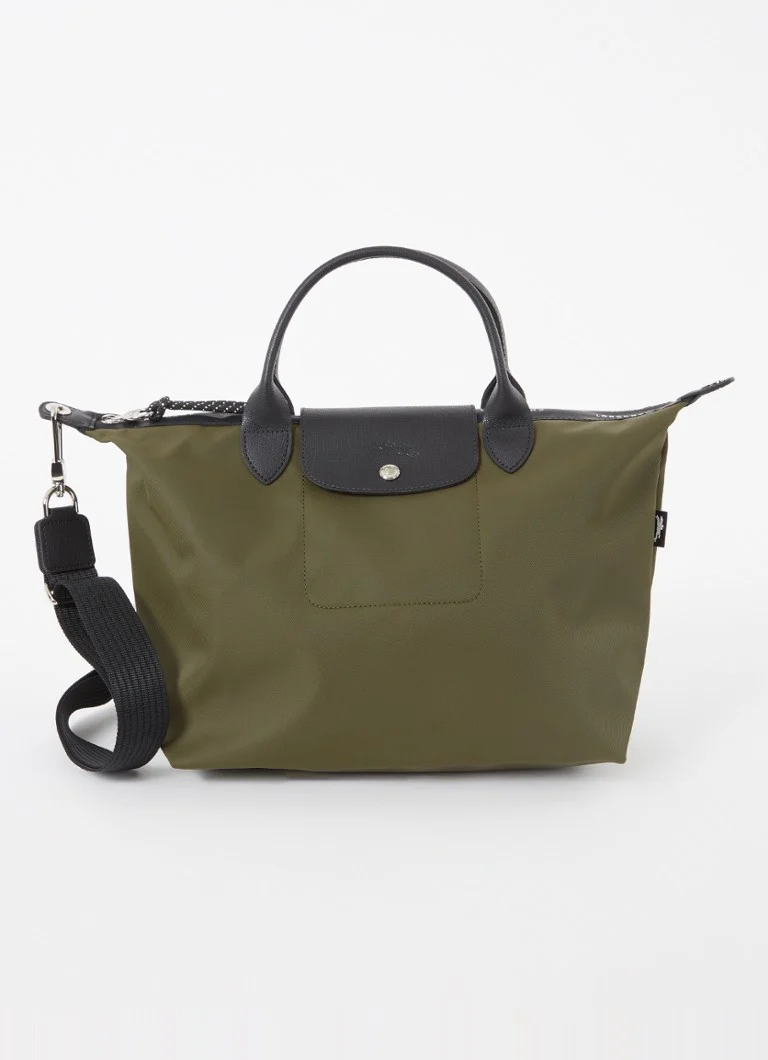 Geantă Longchamp Le Pliage Energy L cu detalii din piele
