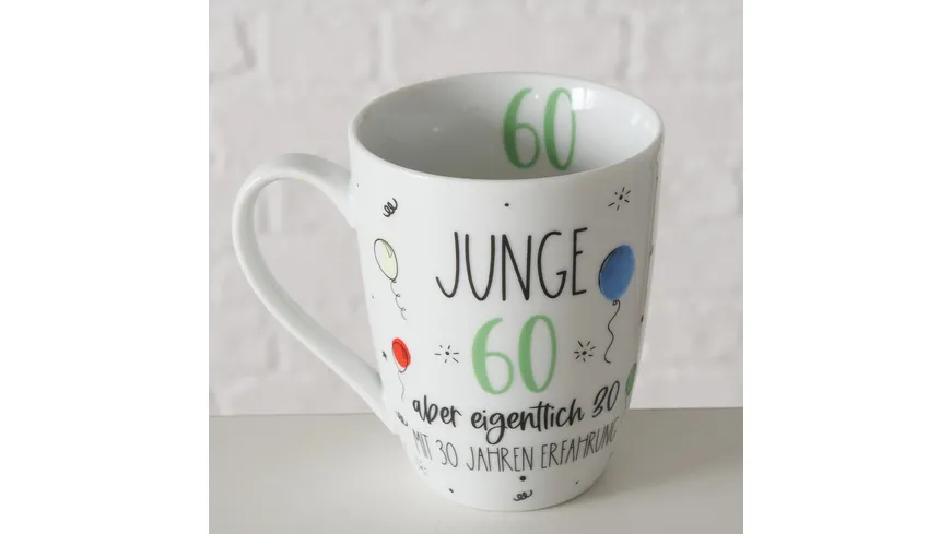Boltze Tasse in Geschenkpackung 60.Geburtstag