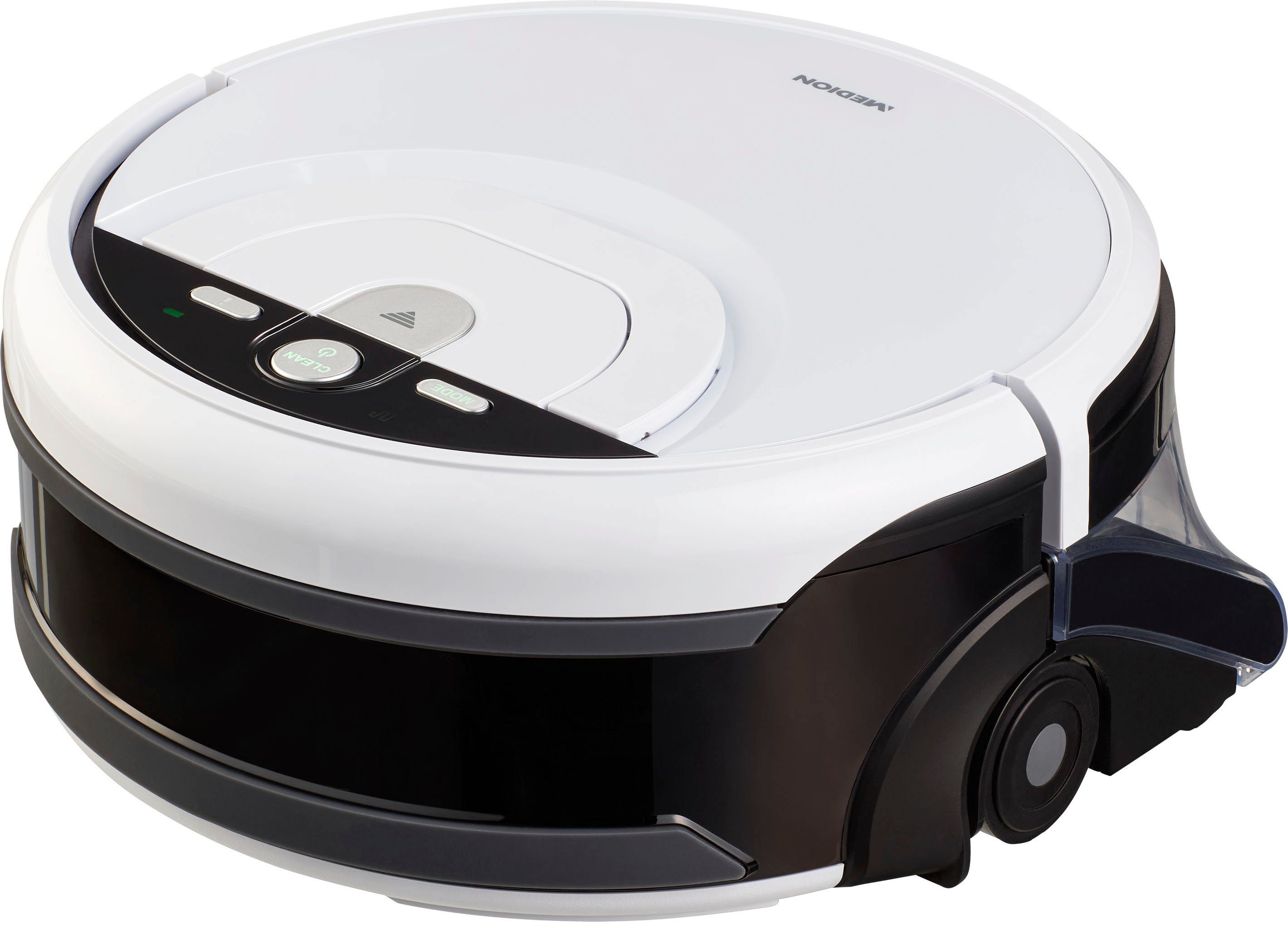 Medion® Wischroboter MD 20053, 25 W, getrennter Frischwasser- und Abwassertank