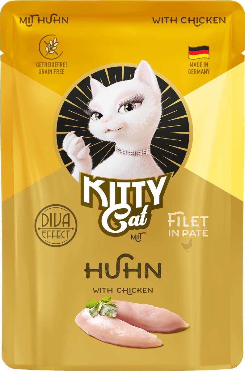 Nassfutter Katze mit Huhn, Adult, 85 g