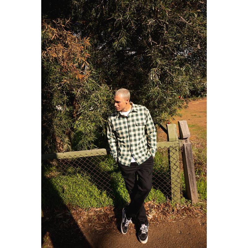 RUSTY BOROUGH LONG SLEEVE SHIRT Langarmhemd Herren