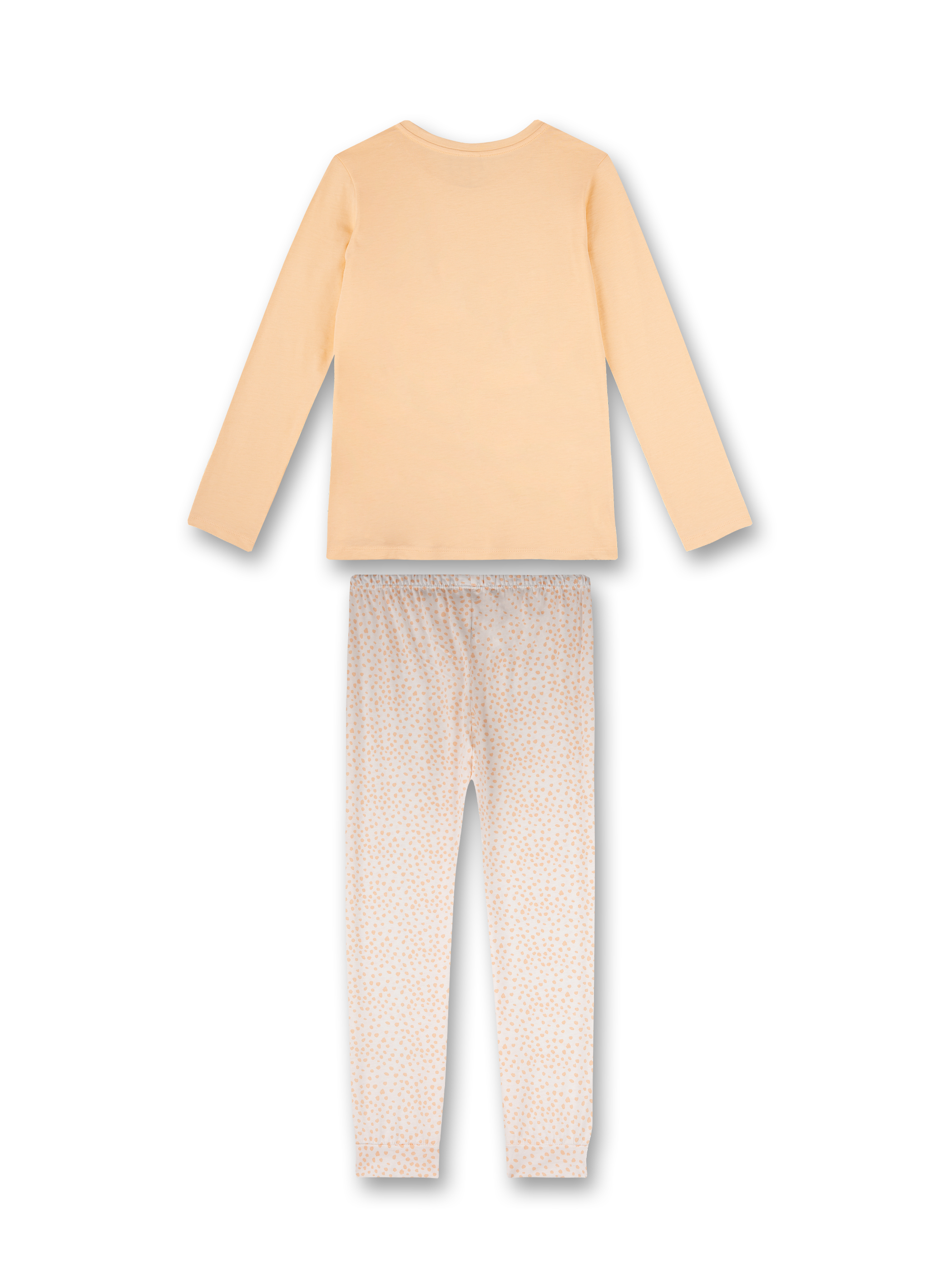 Mädchen-Schlafanzug Orange