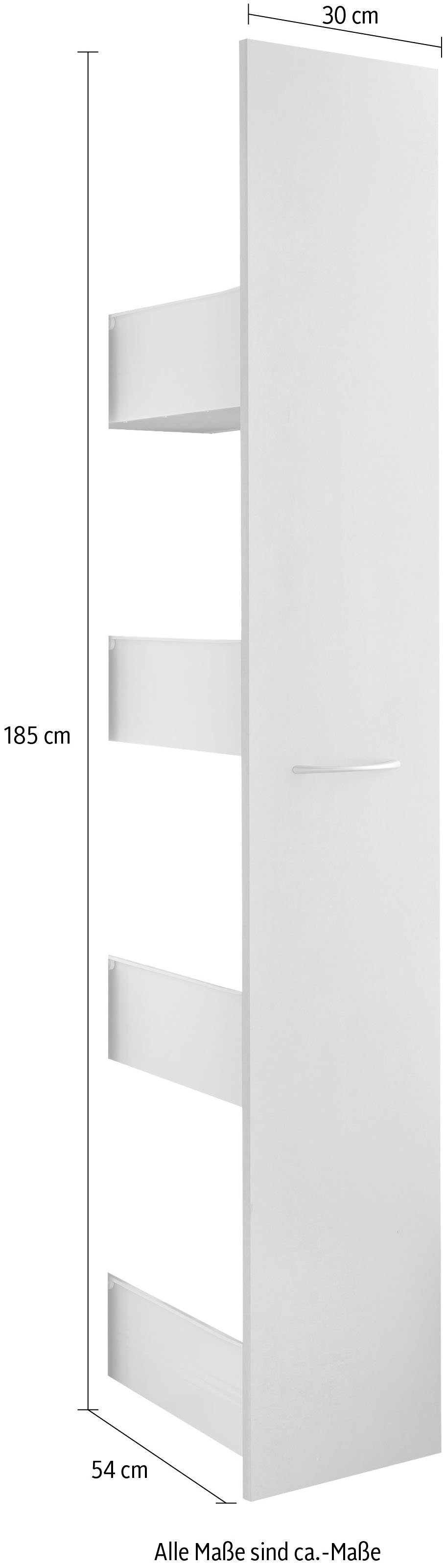 Wimex Apothekerschrank Multiraumkonzept Breite 30 cm