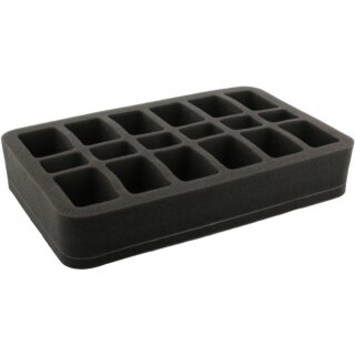 Feldherr 50 mm Half-Size mit angekl. Boden FOW 12 Medium & 6 Small Bases
