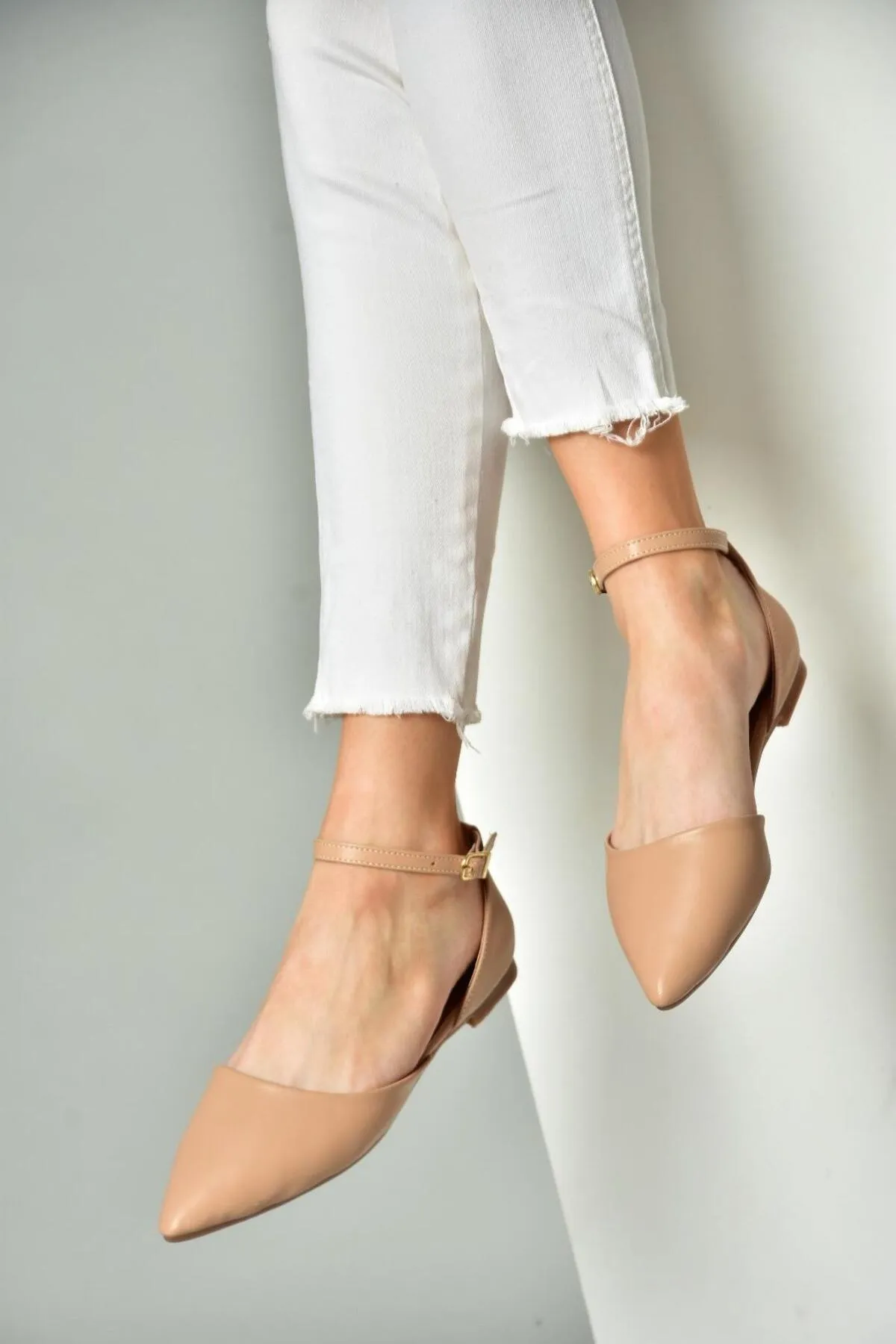 Fox Shoes  S726299609 Hellbraune Ballerinas für Damen