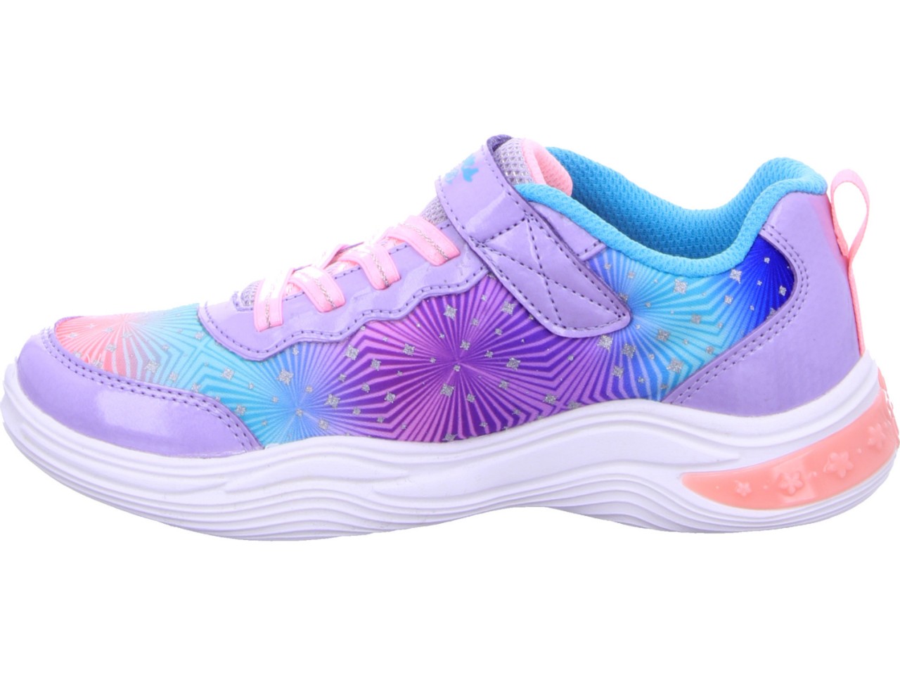 SKECHERS Mädchen Sneaker grün Power Pwtals-Painted Daisy