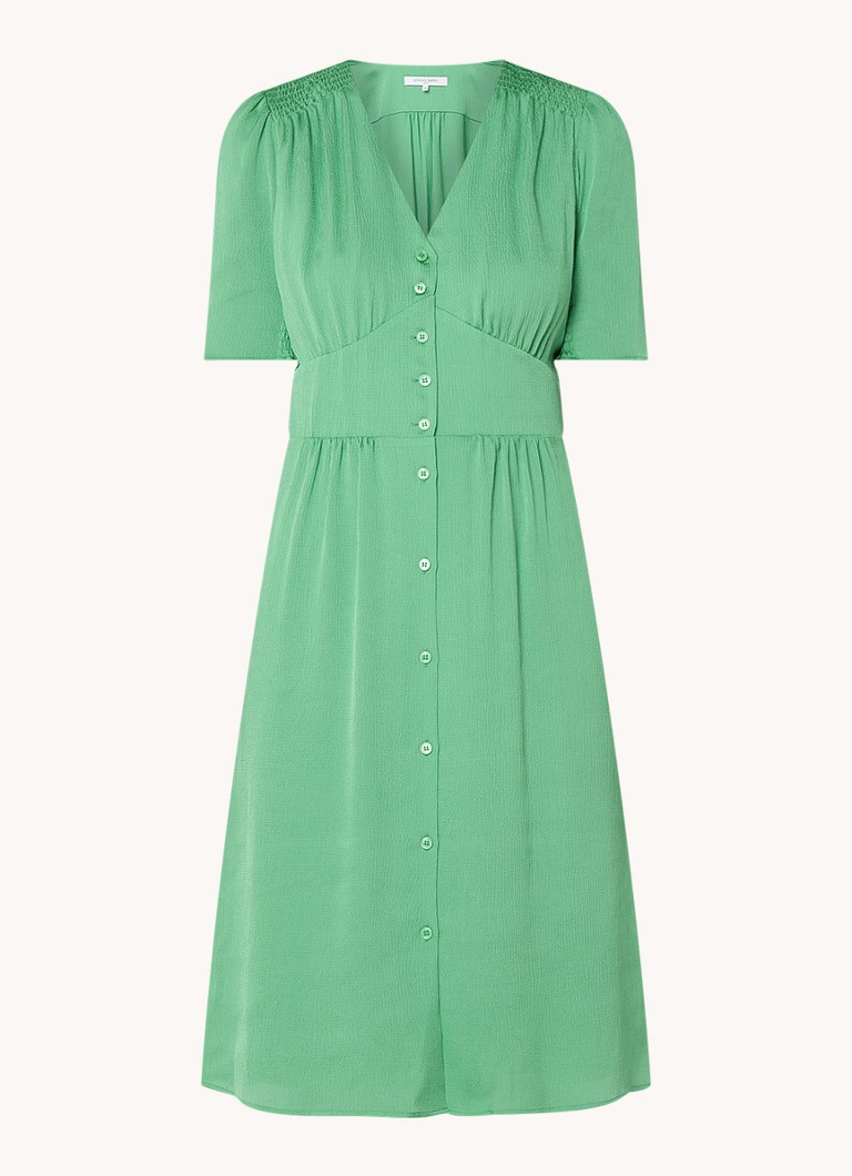 Vestido camisero midi Elonie de Gerard Darel en tejido elástico.