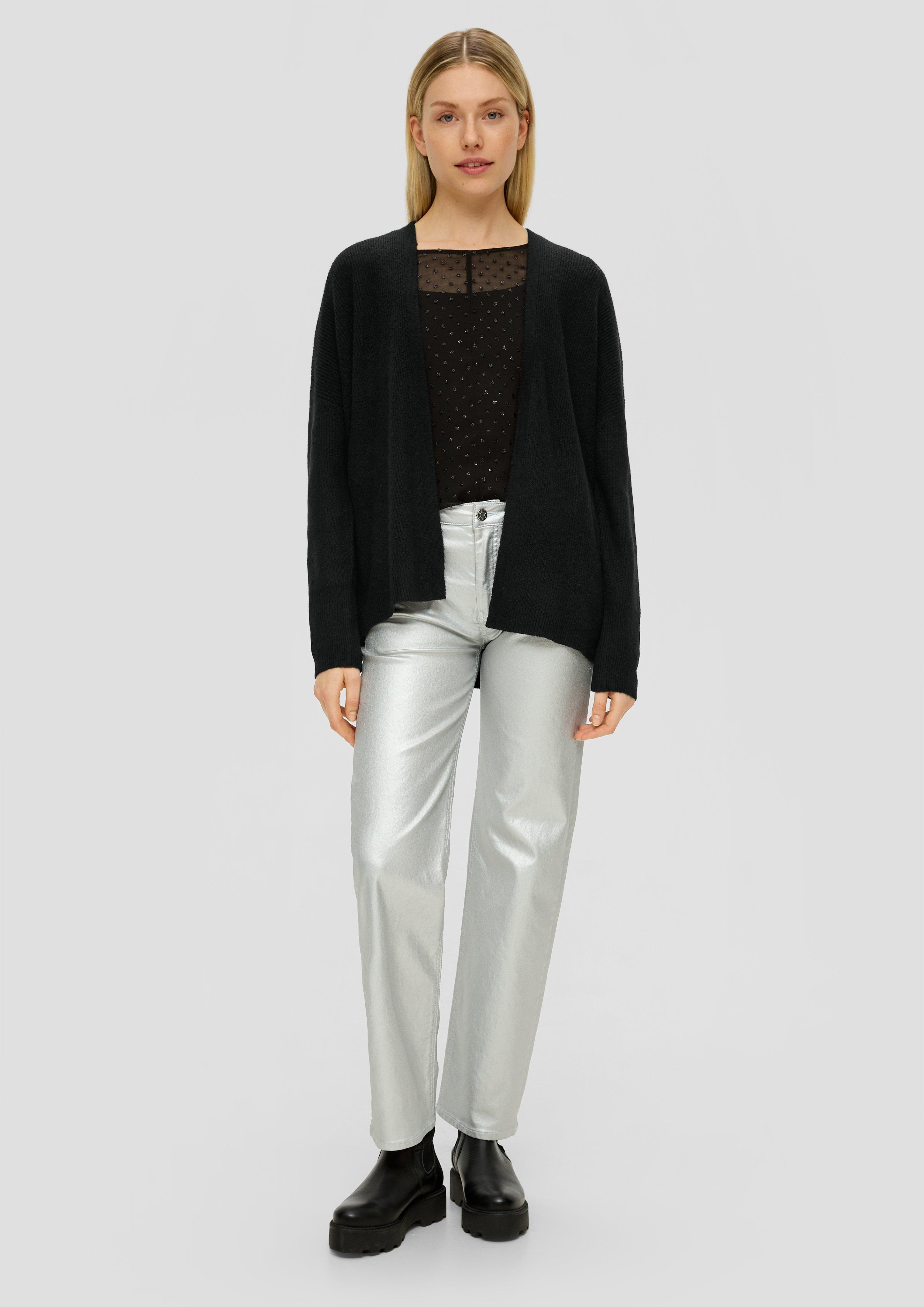Verschlussloser Cardigan aus weichem Wollmix  2139099-9999