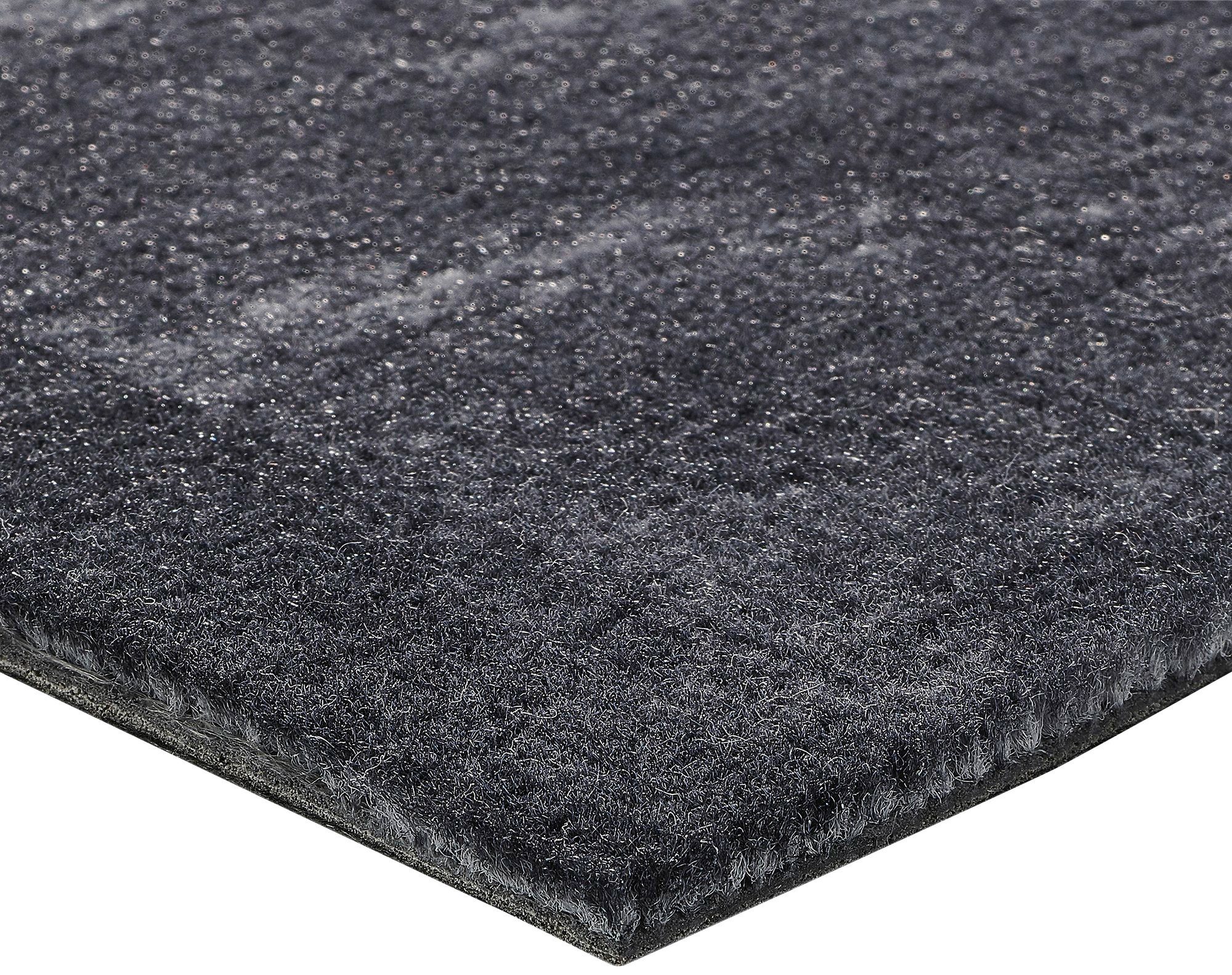 Teppichfliese Velour Steinoptik Schiefer grau, Infloor, rechteckig, Höhe: 6 mm, 14 Stück, 4 m², 25 x 100 cm, selbsthaftend, für Stuhlrollen geeignet