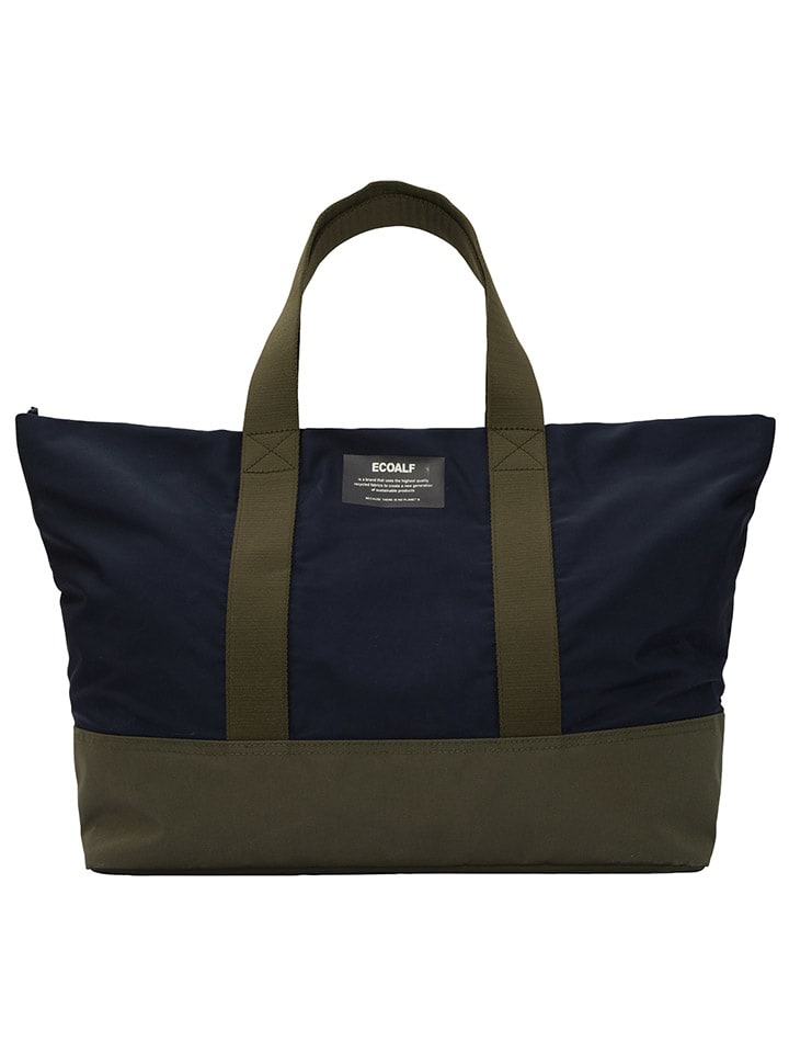 Ecoalf Shopper in Schwarz/ Khaki - (B)55 x (H)34 x (T)18 cm günstig kaufen onesize