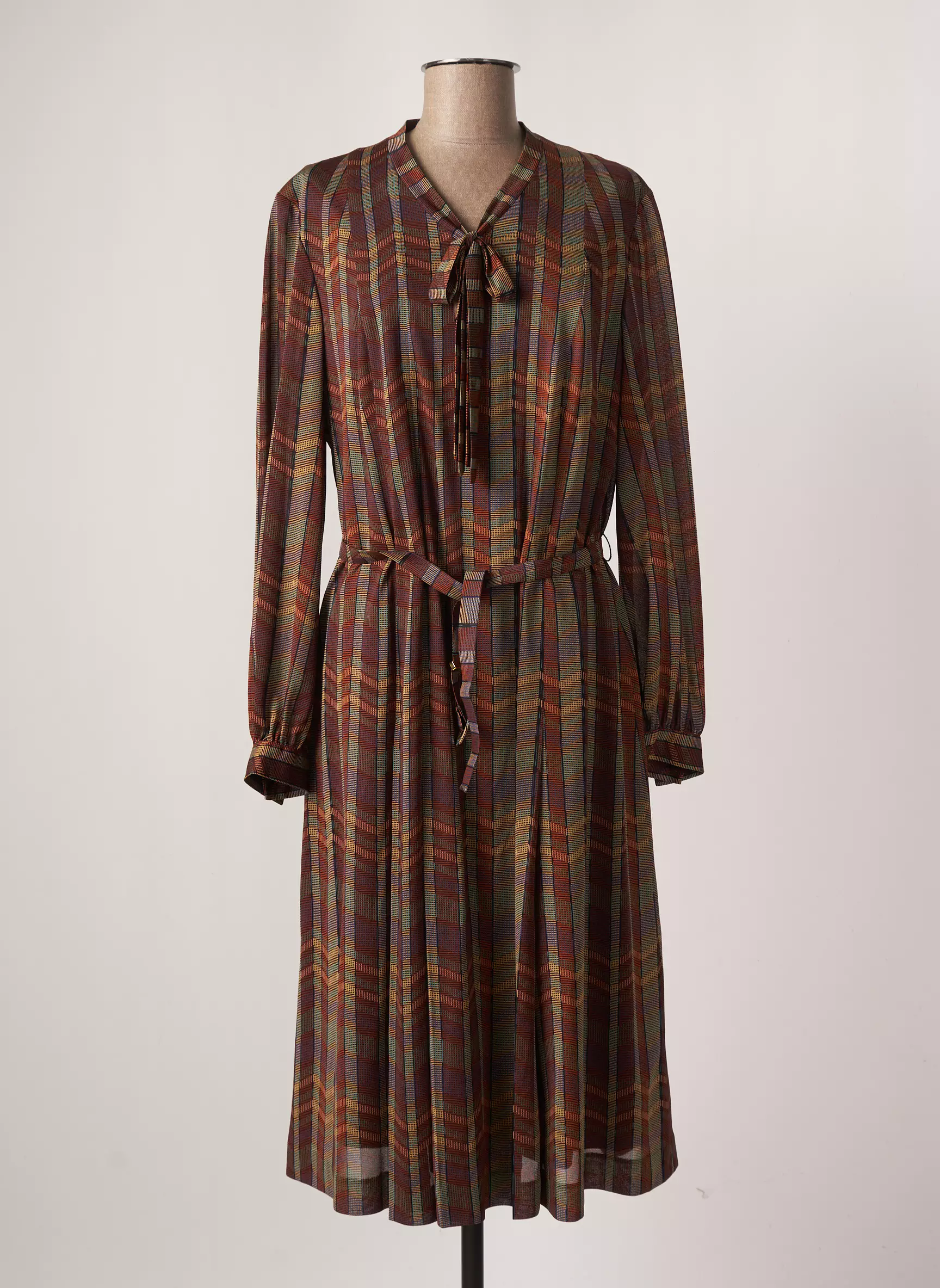 Paul Mausner Robes Mi Longues Femme couleur marron