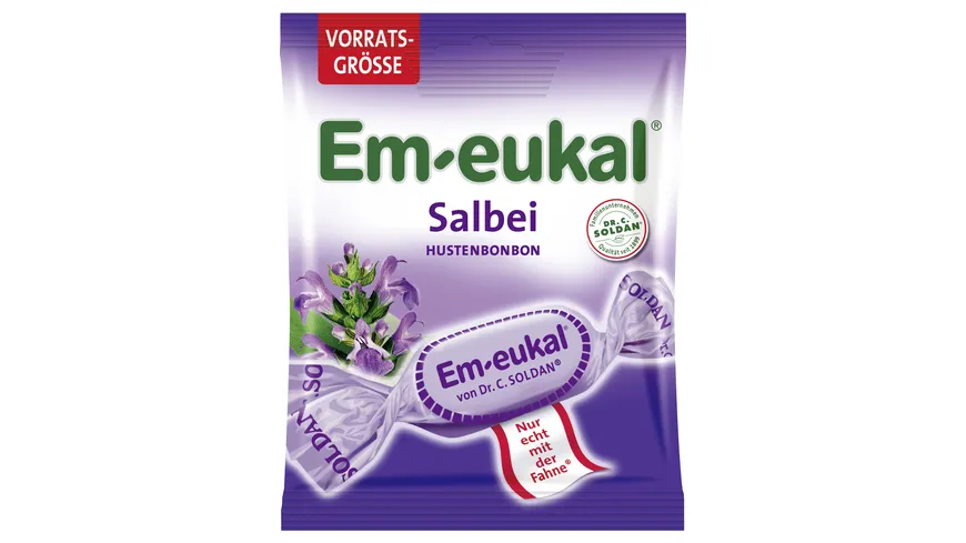 Em-eukal Salbei Hustenbonbon zuckerhaltig 150 g