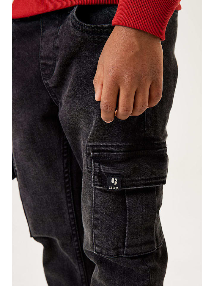 Garcia Cargojeans in Schwarz günstig kaufen