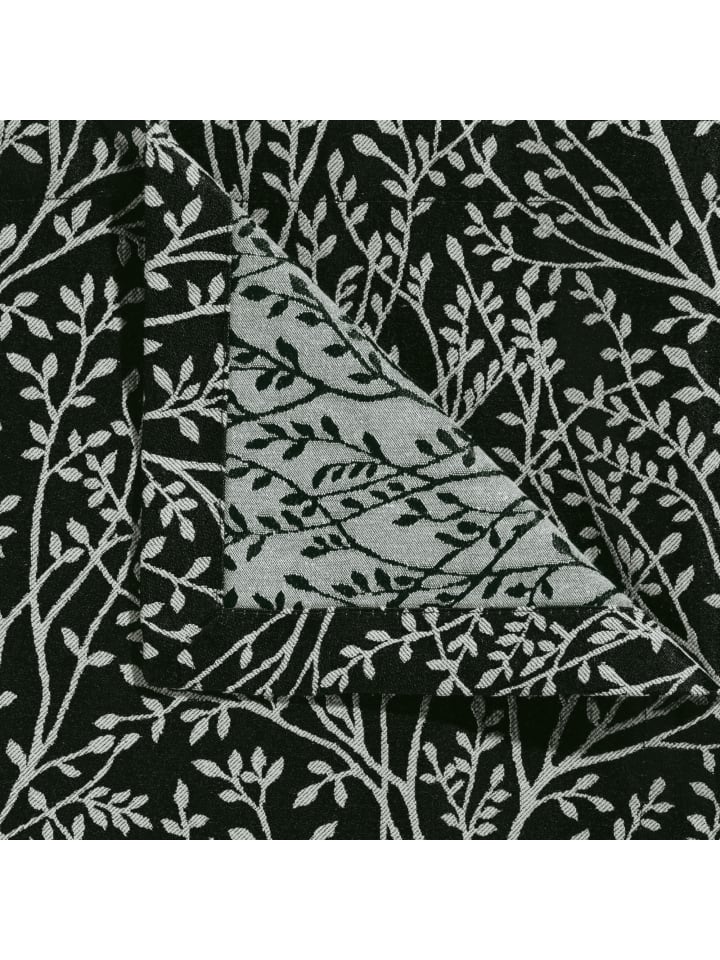 Erwin Müller Jacquard Tischdecke Malaga in schwarz günstig kaufen