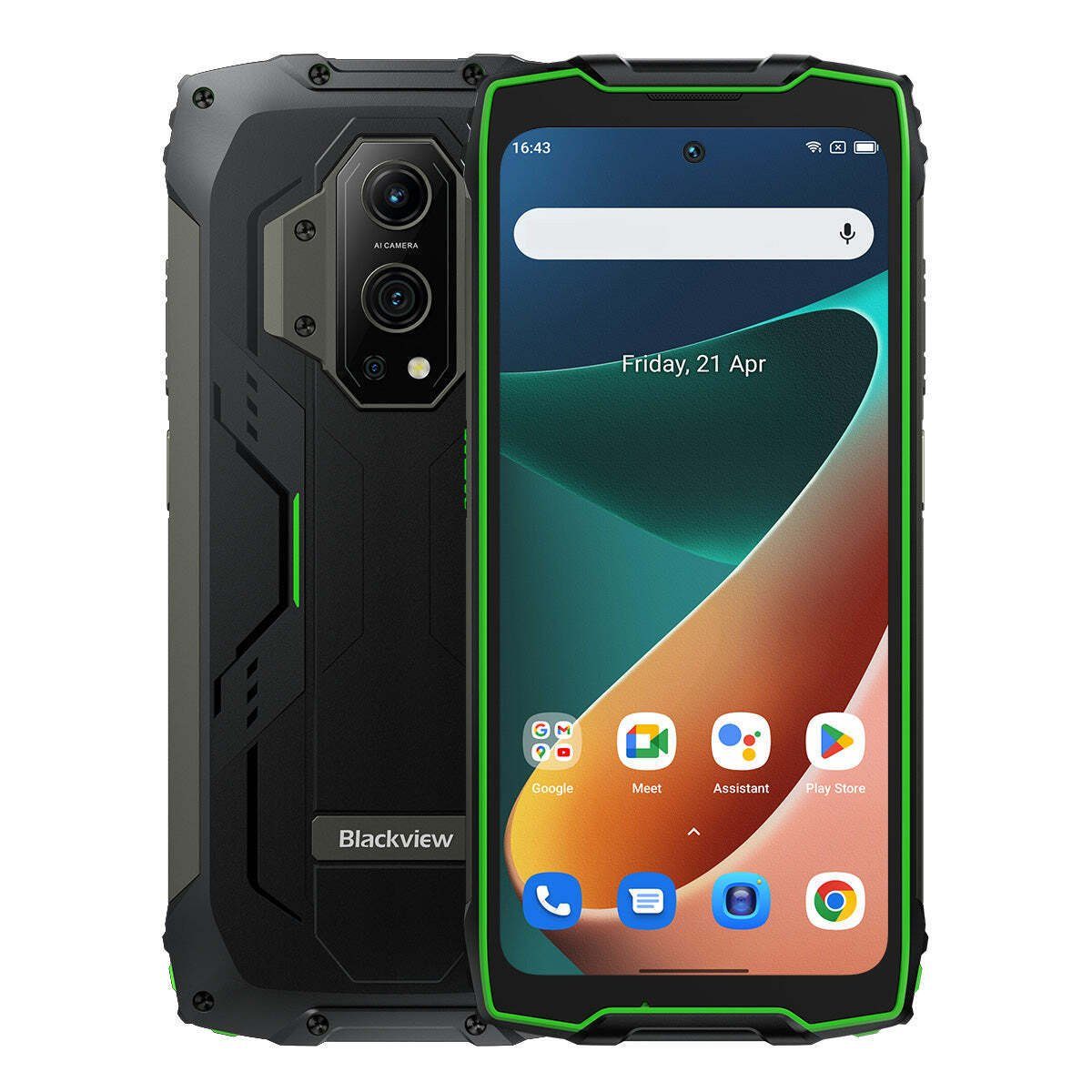 blackview BV9300 Smartphone (6,7 Zoll, 256 GB Speicherplatz, 50 MP Kamera, 100 LM Fackel, Outdoor)