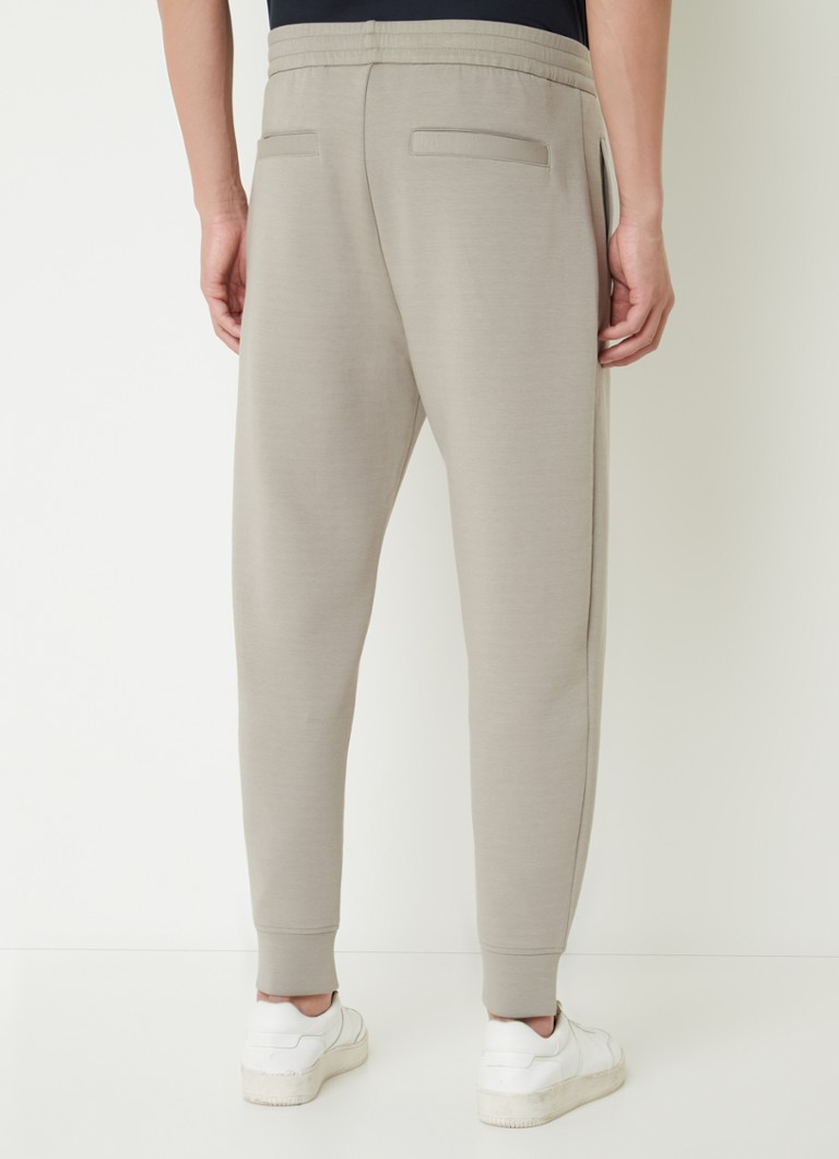 Pantaloni de jogging corti affusolati di Emporio Armani cu logo