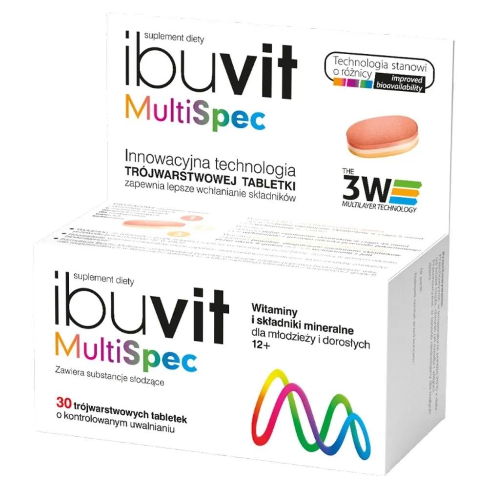 Ibuvit MultiSpec, Set vitamina i minerala, Tablete