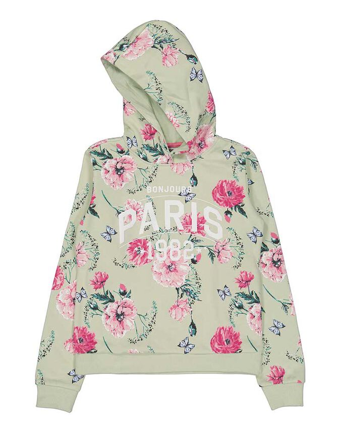 Hoodie - Florales Muster