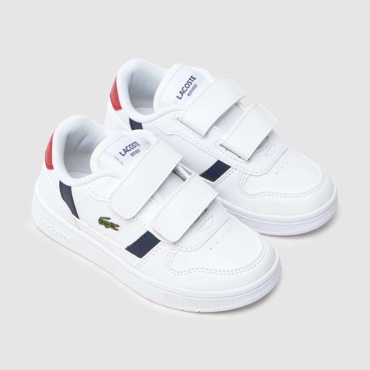 Lacoste fehér többszínű póló szett fiú kisgyermek tornacipő