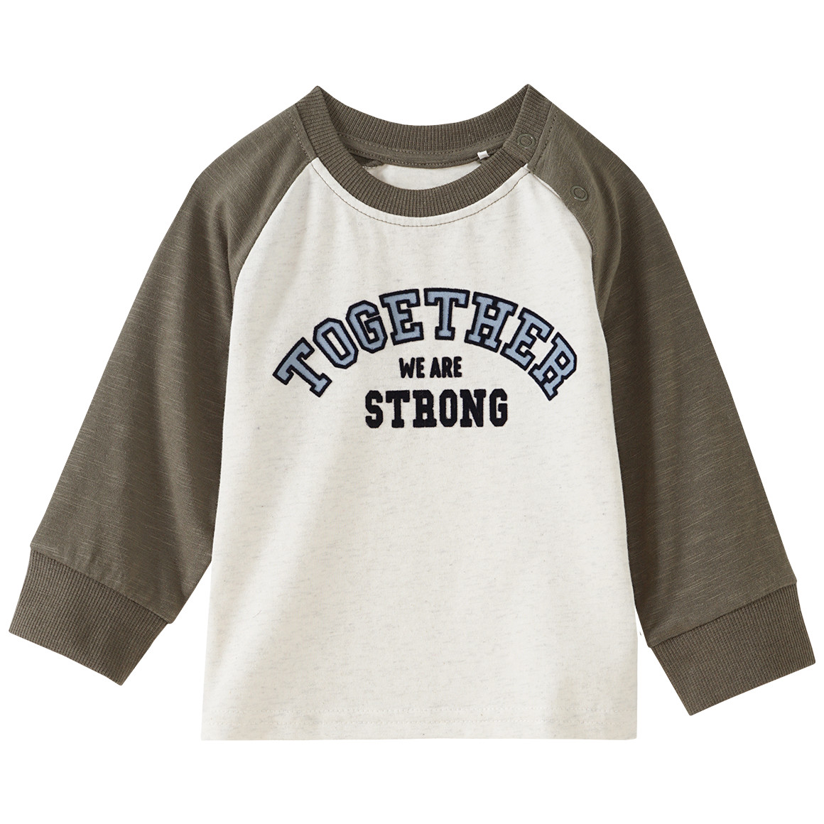 Baby Langarmshirt mit Message-Print