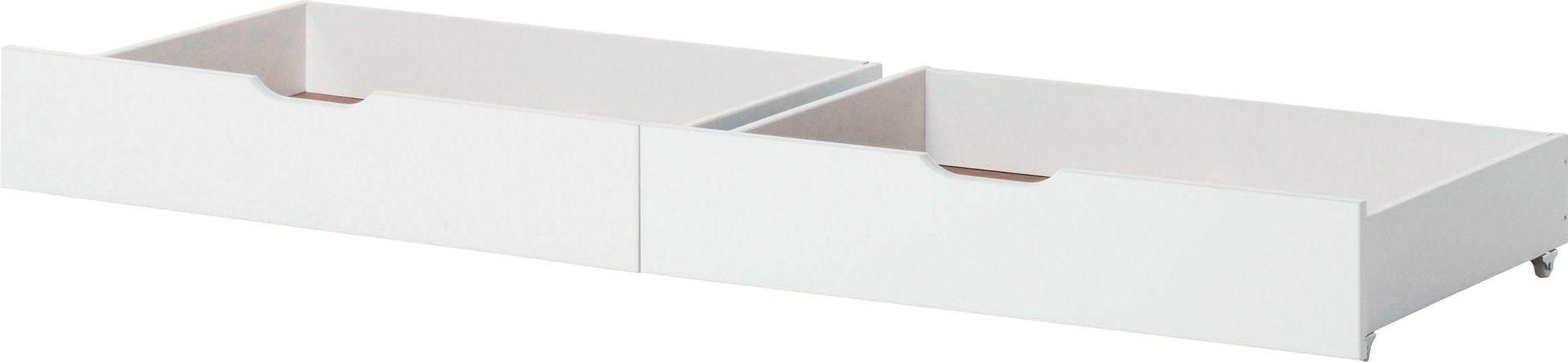 Hoppekids Bettschubkasten ECO Comfort (2 St), auf Rollen in 7 Farben erhältlich 2 St.