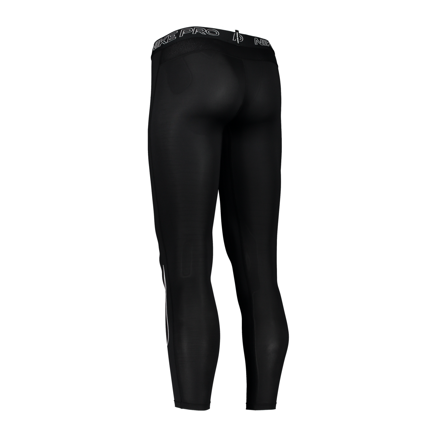 Nike Pro Tight Lang Schwarz Weiss F010