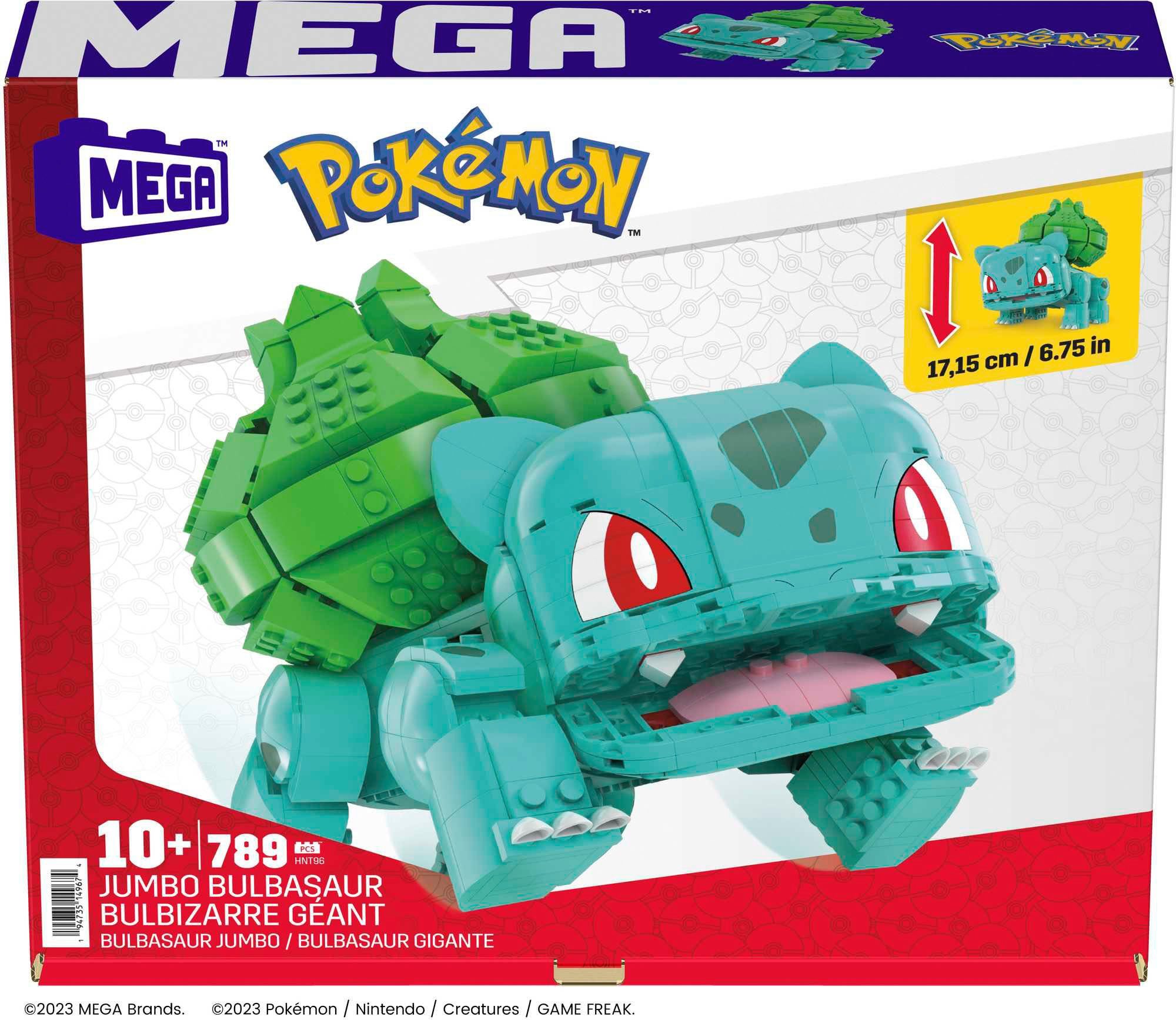 MEGA Spielbausteine MEGA Pokémon, Jumbo Bisasam, (789 St)