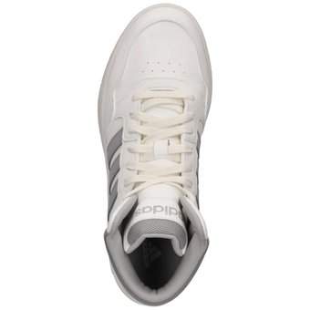 adidas Hoops 3.0 Mid Sneaker in weiß