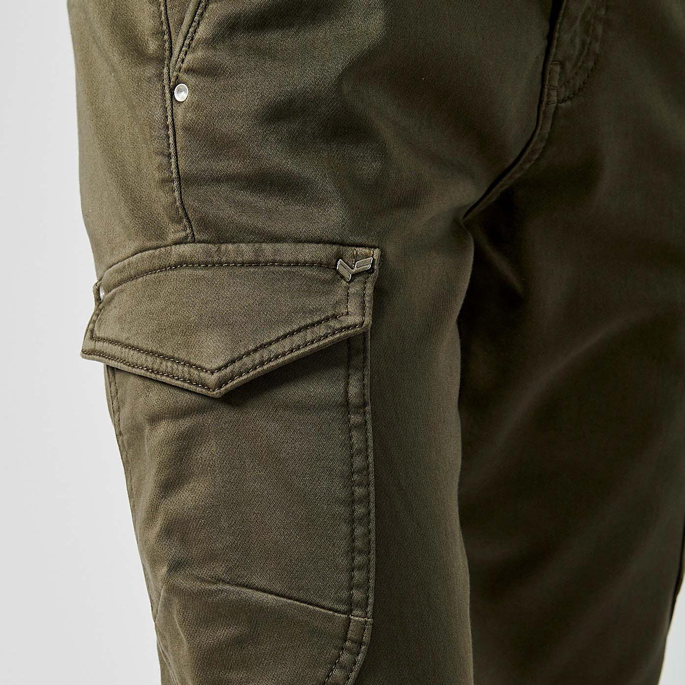 DERA   Jean slim kaki femme