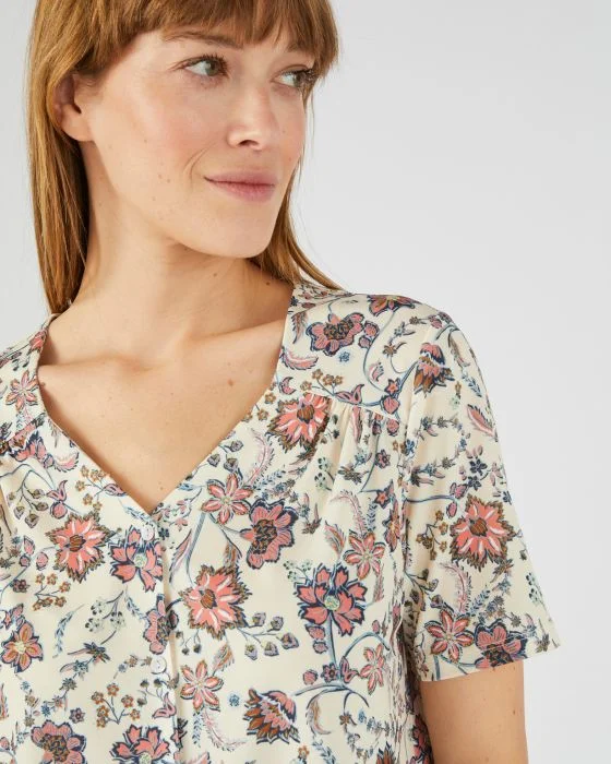 Tee-shirt manches courtes imprimé