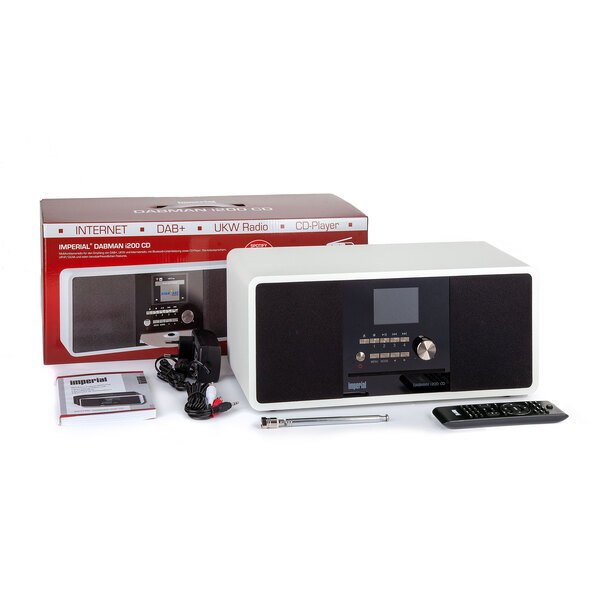 Imperial Internet-Radio DABMAN i200CD DAB+, weiß
